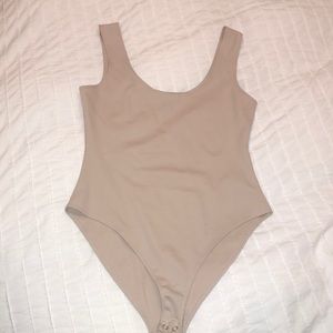 Nude tank bodysuit